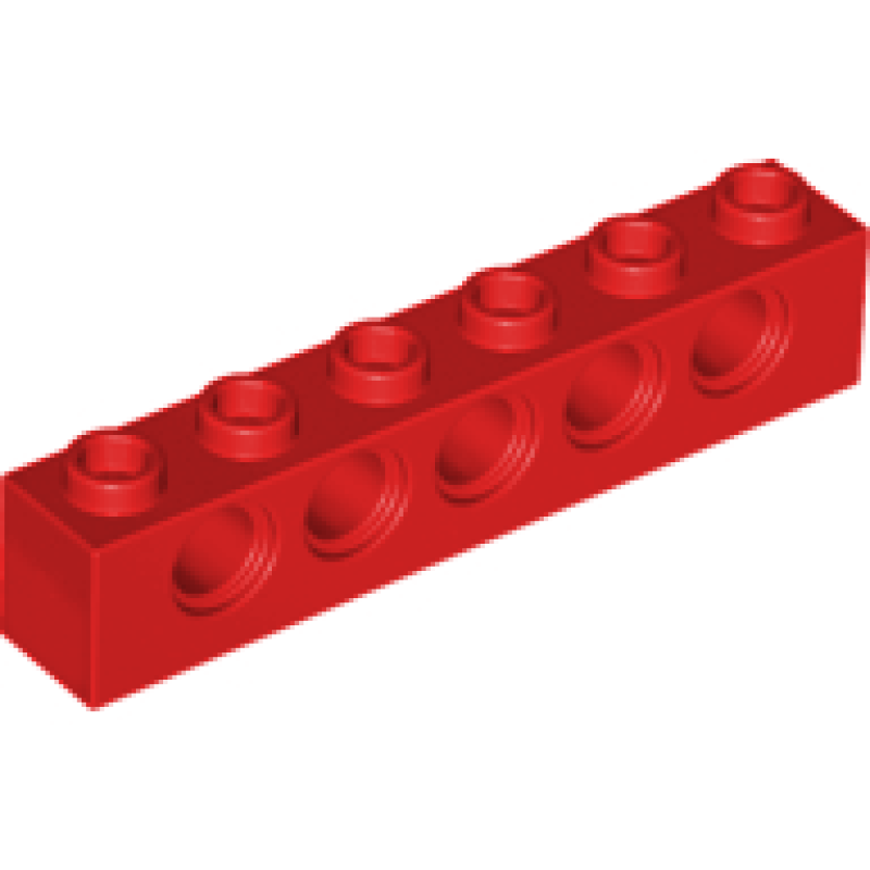 Technic, Steen 1x6 Red